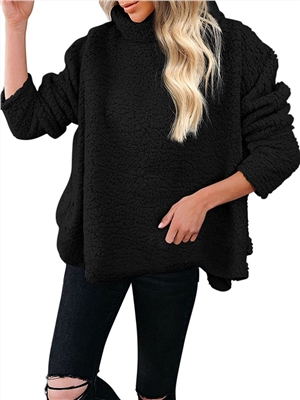 Woolen autumn and winter loose coat