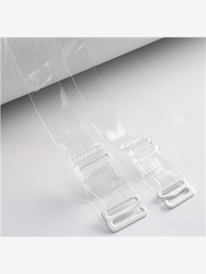 Transparent shoulder strap