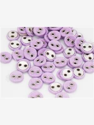 Flat bottom cloth two-hole butto