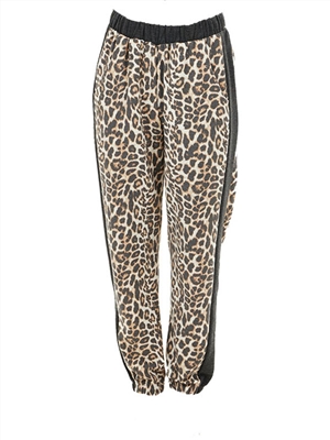 Leopard Print Harem Pants Street Loose Gray Leopard Print Pants Casual Pants Jogging Pants