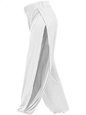 Women's high split hippie harem pants yoga pants