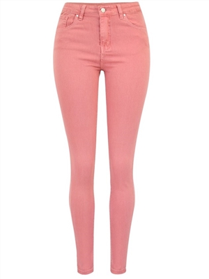 High-waisted stretch assut pieces dyed macaron lotus root powder popular denim