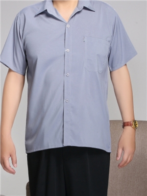Men's short sleeve shirt shirt men's loose plus size