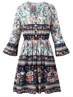 Bohemian holiday dress