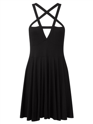 New women's five-star wrapped chest long skirt suspender sexy dress