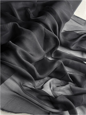 Silk chiffon fabric