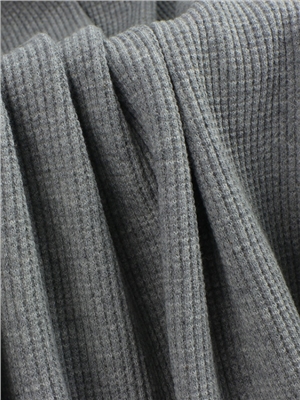 Cotton-Polyester waffle soft blend fabric