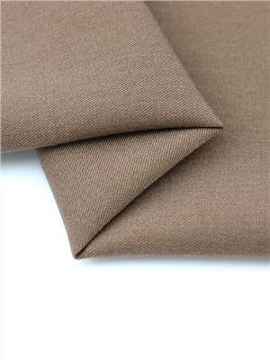 Polyester-Rayon twill lycra blend fabric