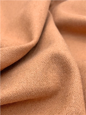 Wool-Polyester light melton fabric