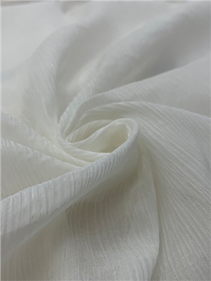 Silk-Cotton crepe marocain fabric