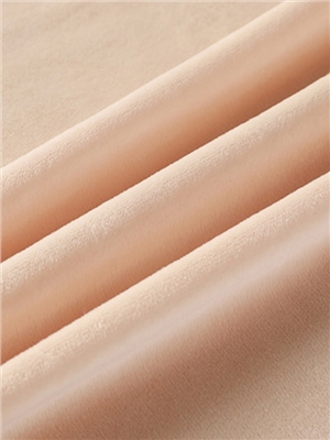 Polyester lycra shorthaired blend fabric