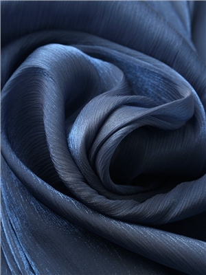 Polyester crepe marocain fabric