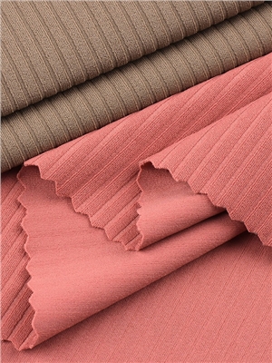 Nylon lycra cotton-like stripe blend fabric