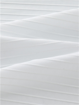 Polyester-Nylon lycra stripe light blend fabric