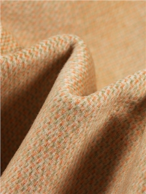 Wool-Polyester two-tone slub tweed blend fabric