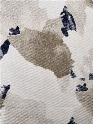 Cotton twill gradient print chino fabric