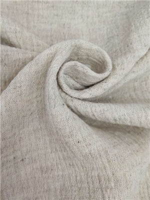 Linen-Cotton double-layer blend fabric