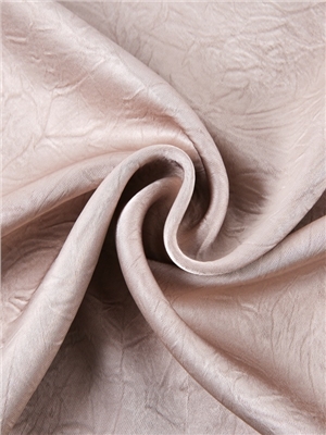Polyester silk-like craquelure smooth fabric
