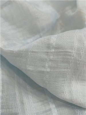 Tencel-Nylon texture strip light blend fabric