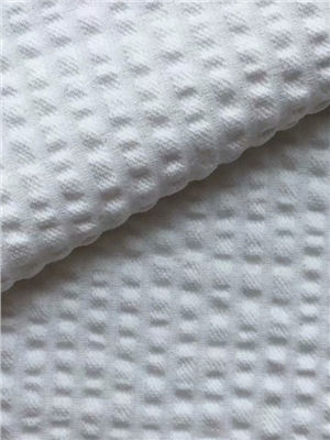 Cotton-Polyester long-staple seersucker soft blend fabric