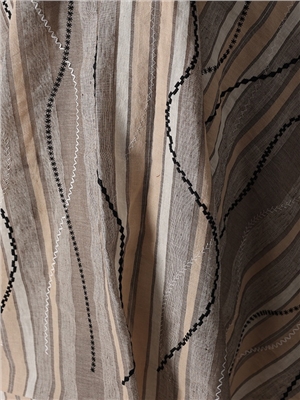 Cotton S-line embroidery strip light fabric