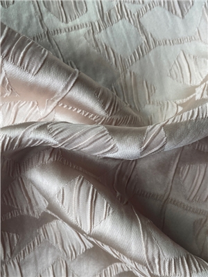 Acetate-Polyester lycra jacquard grid blend fabric