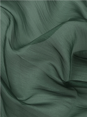 Cotton-Polyester fold shine organza blend fabric