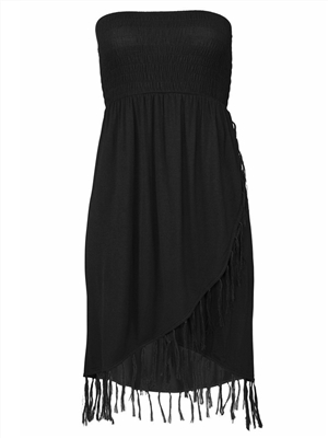 hot style slim fit and sexy wrapped breast dress