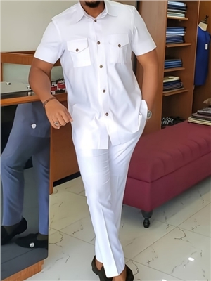 African Men's Ethnic High Quality Safari Set