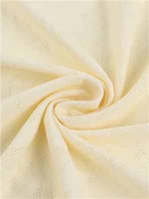 Nylon hollow jacquard knitted fabric