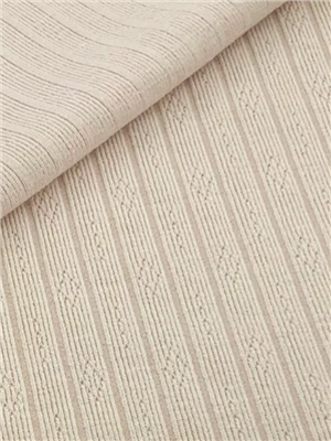 Cotton transfer loop jacquard knitted fabric