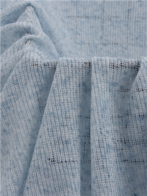 Snowflake ribbed knitted fabric