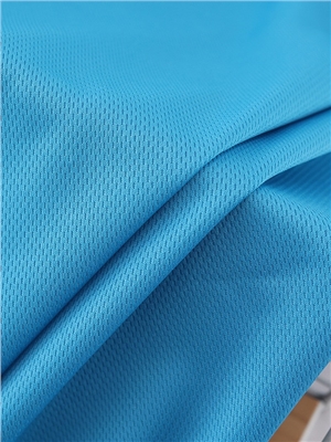 Polyester quick drying bird eye mesh knitted fabric