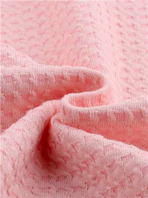 Cotton polyester spandex elastic knitted fabric