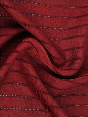 Polyester hollow stripe fabric