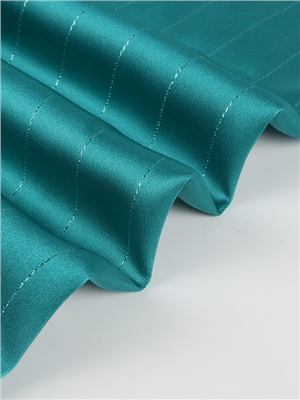 Polyester lycra bright silk stripe blend fabric