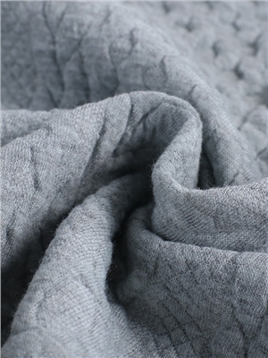 Wheat Fried Dough Twists type air layer knitted fabric