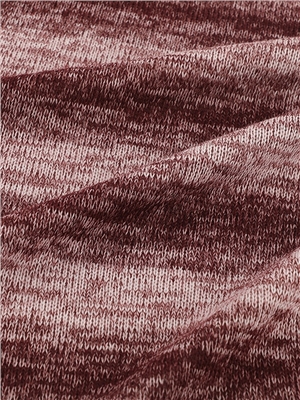 Gradient coarse needle knitted fabric
