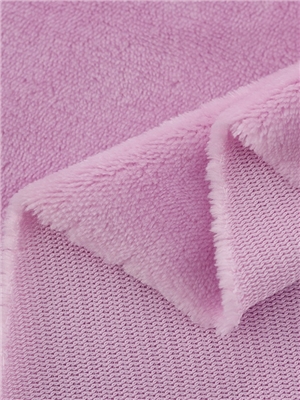 Polyester single-sided flannel knitted fabric