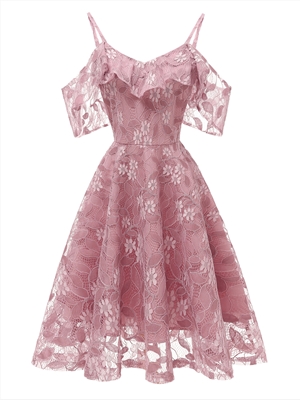 Suspender Chiffon Dress