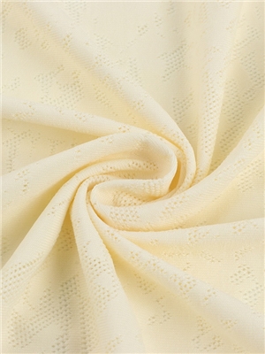 Nylon hollow jacquard knitted fabric
