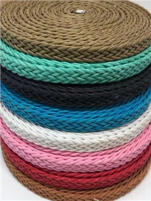 Wax rope woven waistband