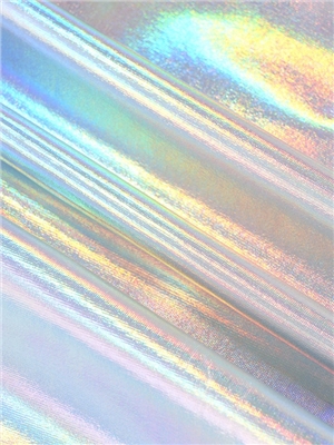 Colorful silver four sided elastic knitted fabric