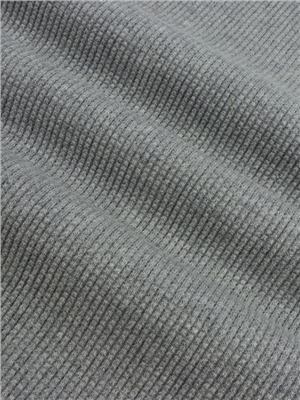 Polyester cotton waffle knit fabric