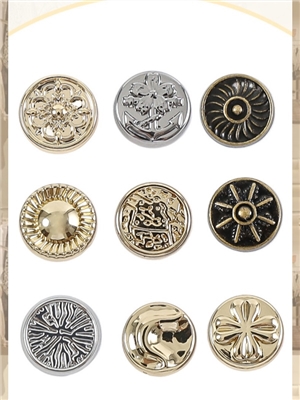 Metal small fragrant button