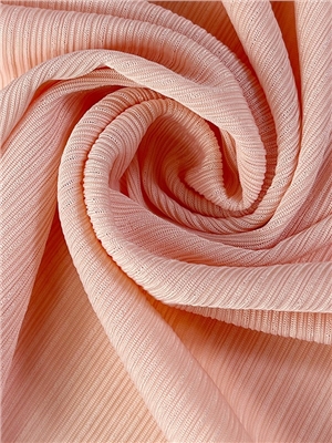 Ice silk ribbed elastic knitted fabric