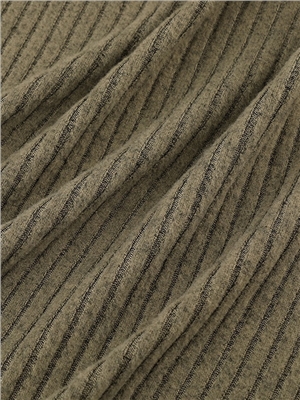 4X2 pit strip brushed polyester ammonia knitted fabric