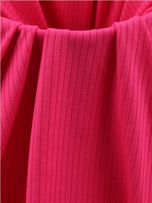 5 * 3 polyester, cotton, spandex ribbed knitted fabric