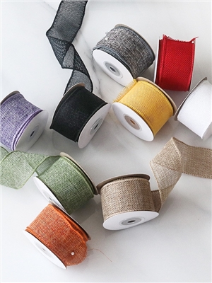 Colored imitation linen woven tape