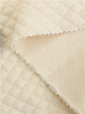 Polyester ammonia diamond grid knitted fabric